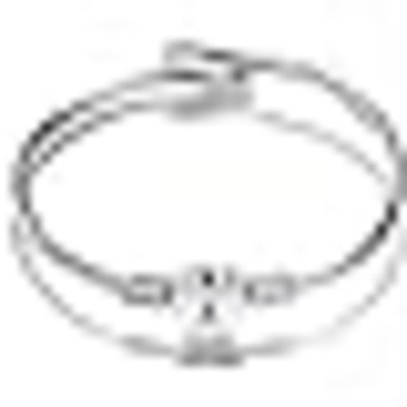 Dam Armband med Initialer, Bokstav Armband Hjärta Kabel Hänge