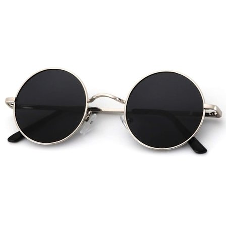 John Lennon briller Herre Runde solbriller Herre Polarized Circle Solbriller Dame Herre Solbriller Steampunk Protection