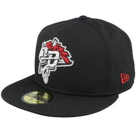 New Era - MiLB Schwarz fitted Cap - Binghamton Rumble Ponies Milb22 Bp 59FIFTY Black Fitted @ Hatstore