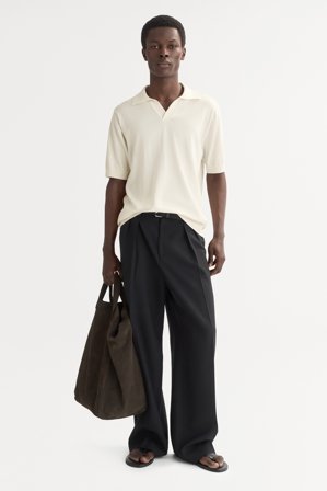 Soft Goat - Men's Pique - S - Feather White