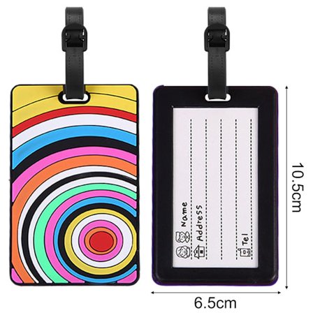 Bagagemærker Sæt til Rejser, ID-etiketter til Kufferter og Tasker, Beskyt Privatliv og Forebyg Tab Under Rejser.