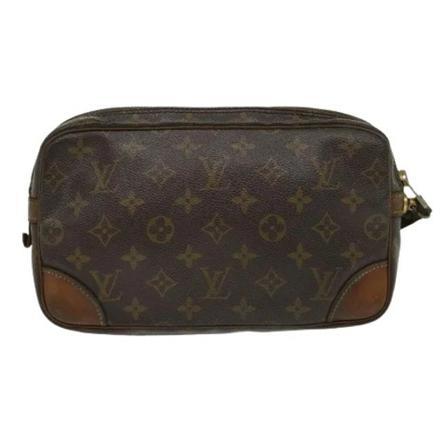 Louis Vuitton Vintage, Brown Canvas Louis Vuitton Marly Dragonne Bruin, Dames, Maat:ONE Size