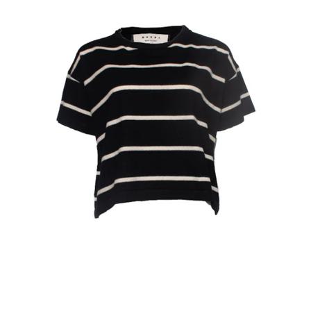 Marni Pre-owned Pre-owned Wool tops , Zwart , Dames , Maat: S