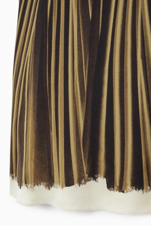 COS Women's Trompe-L'œil Midi Skirt in Beige