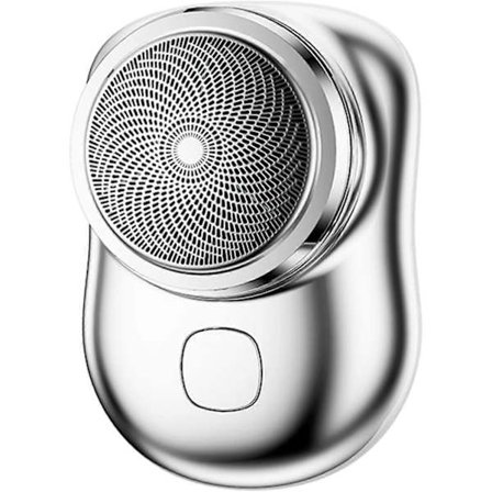 Mini elektrisk barbermaskin, bærbar elektrisk barbermaskin for menn, USB-oppladbar hårbarbermaskin for menn, minibarbermaskin i lommestørrelse for 