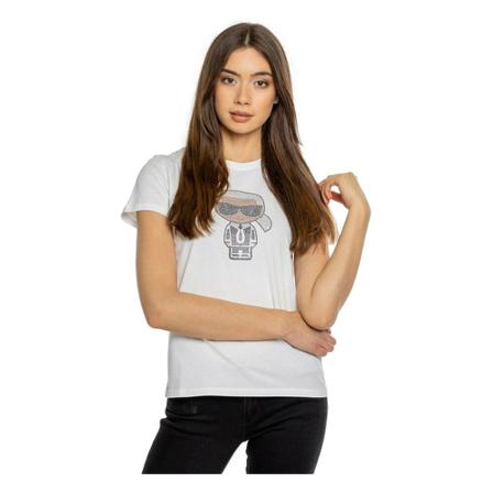 Karl Lagerfeld T-shirt Hvid, Dame T-shirts