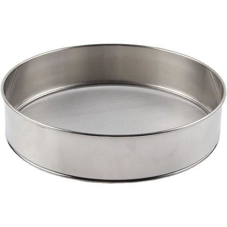 Melsikt, Rustfritt Stål, Melsikt, 60 Mesh Fin for Profesjonelt Mel, Enkel å Rengjøre, Egnet for Mel og Sukkersiving, 150 x 45