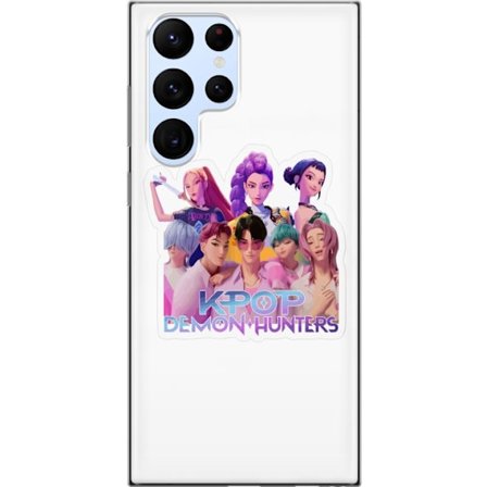 Kompatibel Mobilcover til Samsung Galaxy S22 Ultra 5G Kpop Demon Jægere Gruppe Syv Idoler Forenet Anime Fantasy Stil