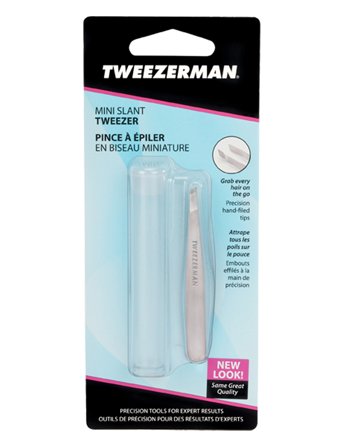 Tweezerman Mini Slant Tweezer Classic Stainless - Nude - ONE SIZE