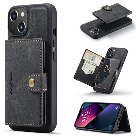 iPhone 13 Mini - Smart Skal med Korthållare (Magnet)