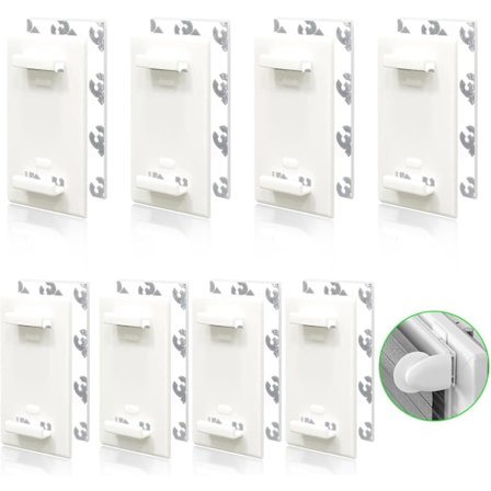 Blind montering uden boring Rulleblind uden boring Gardin montering uden boring, 8 stykker Gardinophæng uden boring