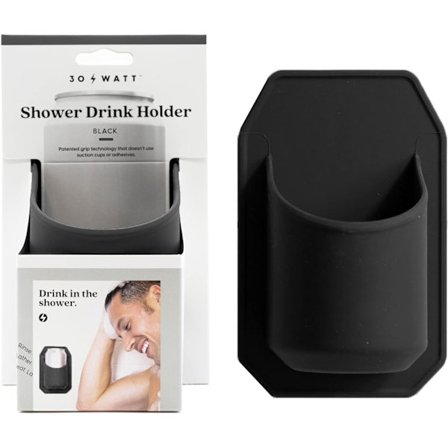 30 Watt Ölhållare för Dusch, Bärbar Mugg för Burkar och Drycker, Silikon, Blanka Ytor, Multifunktionell Vägg