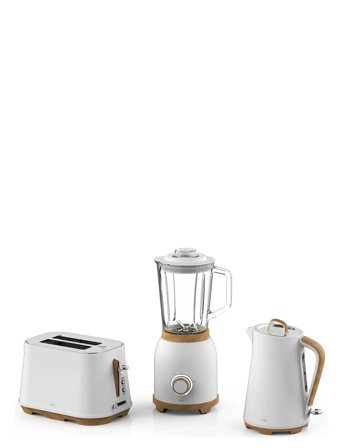 Witt Witt Premium Element Breakfast Set - White - ONE SIZE