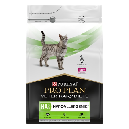Purina Pro Plan Veterinary Diets - Feline HA Hypo Allergenic Cat Formula 3,5 kg - Katt - Kattefôr & kattemat - Veterinærfôr for katt - ZOO.no