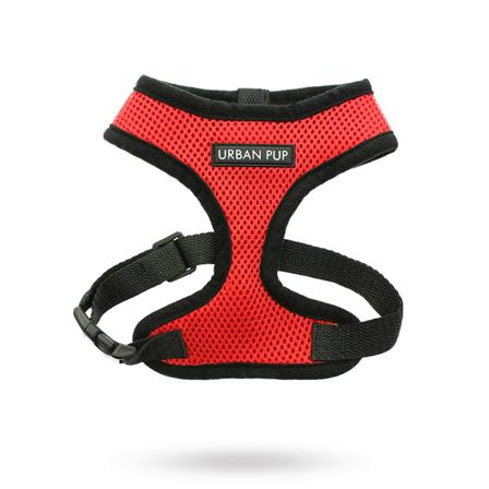 Cherry Red Soft Mesh Hundsele - Hurtta, Julius-k9, Fuzzyard, Flexi, Ruffwear, Petstudio, Casual Canine, Dog is Good mm. på Doggie.se