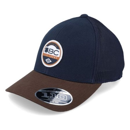 Black Clover - Blå trucker Keps - Leroy Navy/Brown/Navy Mesh/Hd Print Patch Trucker @ Hatstore