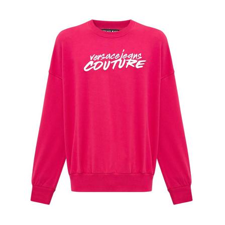Versace Jeans Couture Sweatshirt with logo Pink, Dame