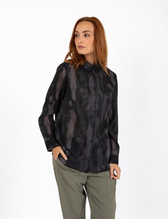 Coster Copenhagen Tie Dye Shirt - Black - 36
