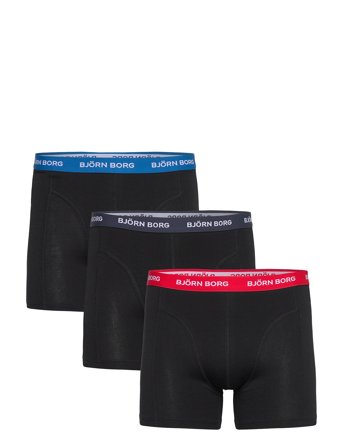 Björn Borg Cotton Stretch Boxer 3P - Black - M