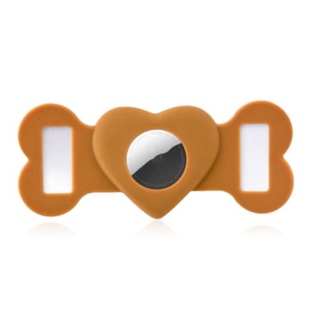 AirTags silikonskydd - Kaffe