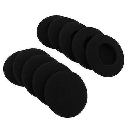 10 Par 50 Mm Udskiftningssvampeørepude Skum Pad Ørebetræk Til Philips Hovedtelefoner