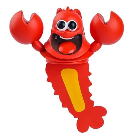 Bokmerke Nyhet Bokmerke Barn Dyr Nyhet Morsom Søt Plast Festgave Bursdag Gutt Jente Jente Student Tenåring (A18 - Rød Hummer)