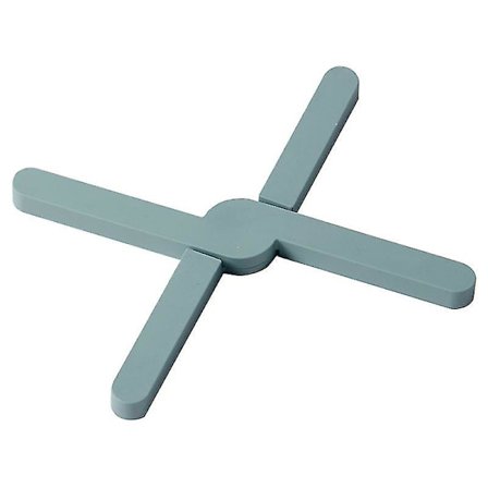 Jinyi Trivet for varme panner, sammenleggbar pottestativ, varmebeskytter, silikon trivet for kjøkkenbenker, bar trivet, sklisikker gummi, varm 