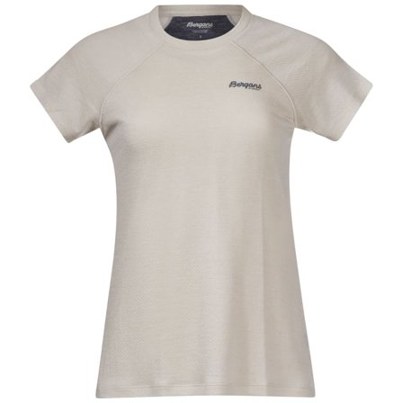 Bergans Fløyen Wool Women's Tee Women short-sleeved sweaters Beige L