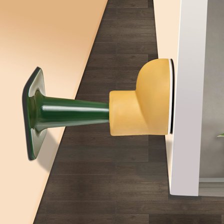 Oven pysäytin, itseliimautuva oven pysäytin jalkalistoille, seinään asennettava kumioven pidike, ovensuoja, ei porausta oven pysäytin lapsille