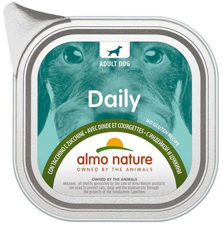 Almo Nature Daily Menu Cibo Umido Tacchino E Zucchine Cani Adulti