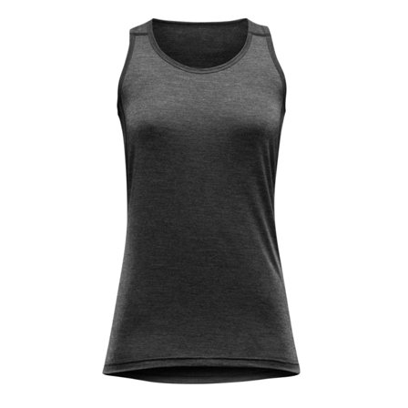 Devold Running Woman Singlet Women Short sleeved fitness sweater Grey M