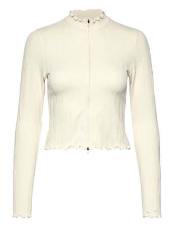 Tulip Zip Jacket Cream Aim ́n
