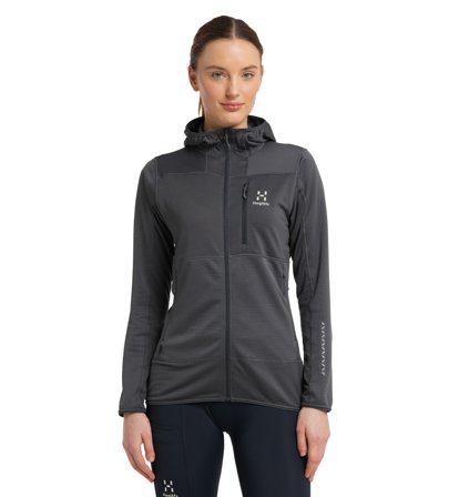 Haglöfs L.I.M Mid Fast Hood Women Magnetite - Damen - M