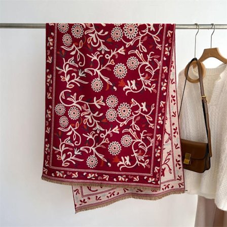 Blomster Skjerf Varme skjerf B B