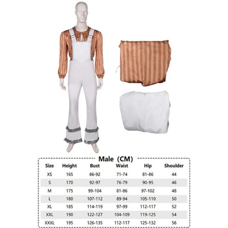 ABBA-asu Cosplay-naamiaisasu ABBA Girl Anni Agnetha Benny Bjorn Cosplay 70-luku Naiset Miehet Vintage Paita Halloween Karnevaali Puku XXL