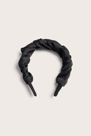 Kappahl | Opaska z satyną | Czarne