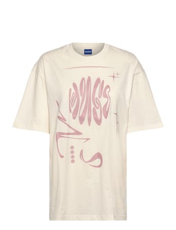 HUGO BLUE Oversized_Tee_B_8 - Cream - S