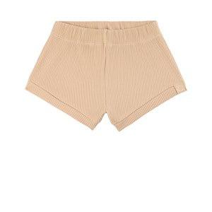 I Dig Denim Cold Beige Cali Rib Shorts 122/128 cm - Shorts - 122/128 cm - Beige
