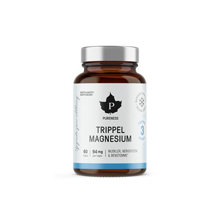 Pureness Trippel Magnesium, 60 kapsler - Bodyman.dk