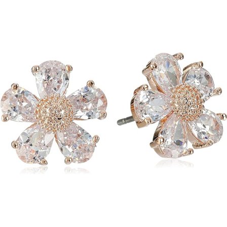 Små Daisy Kristall Blomster Örhängen, ZQKLA