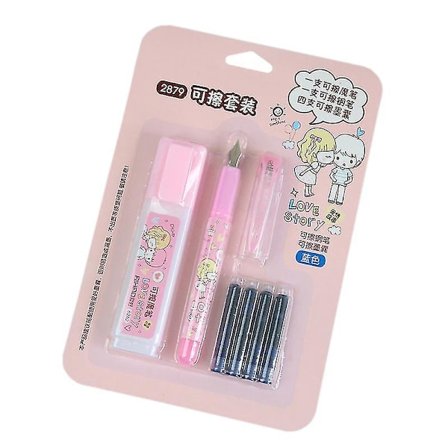 Söpö pyyhittava kynä suihkukynä + muste 0,5 mm keskikokoinen F-kärki toimistotarvikkeet opiskelijan koulutarvikkeet | suihkukynät | -