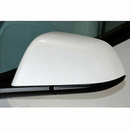 2025 1st Pärlvit Vänster Sidospegel Backspegel Kåpa För Tesla Model 3 2017-2021