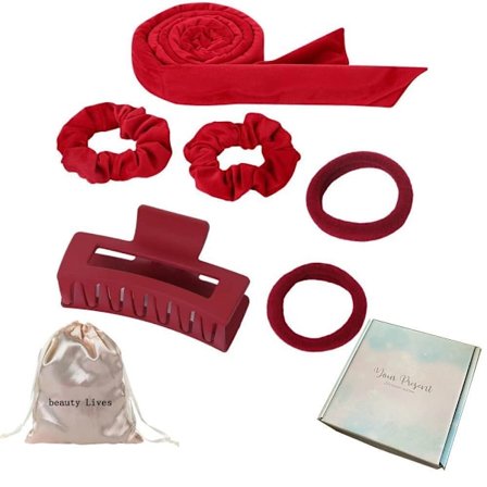 Värmefria curler lockar utan värme RÖD