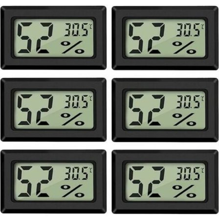 Mini digitaalinen LCD-lämpömittari ja kosteusmittari Lämpötila Kosteus -50-70°C 20%-99% Rh Kannettava lämpömittari Termo toimistoon Inkubaattoreihin 