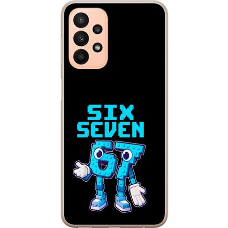 Kompatibelt Mobilskal till Samsung Galaxy A23 5G Pixel Number Duo