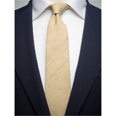 John Henric Tie Linen Kostymtillbehör Herr Beige 7,5