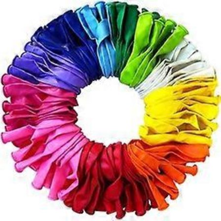 Pakke med 100 oppustelige balloner - Ballon - Fødselsdagsballoner - Oppustelig fødselsdagsballon - Fødselsdagsballon - Ballon Co