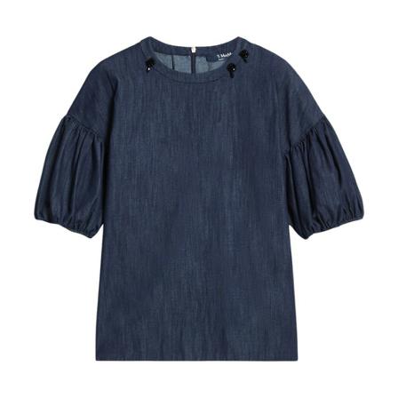 Max Mara Studio Blouses & Shirts Blå, Dame