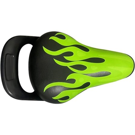 Barncykelsadel, Ersättningssadel för Cykel, Mjuk Sittdyna i PU-läder för Barn, Säkerhetscykelsits, för Barncykel, Grön