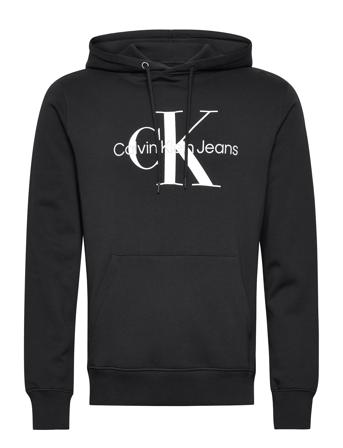 Core Monologo Hoodie Hettegenser Genser Svart Calvin Klein Jeans